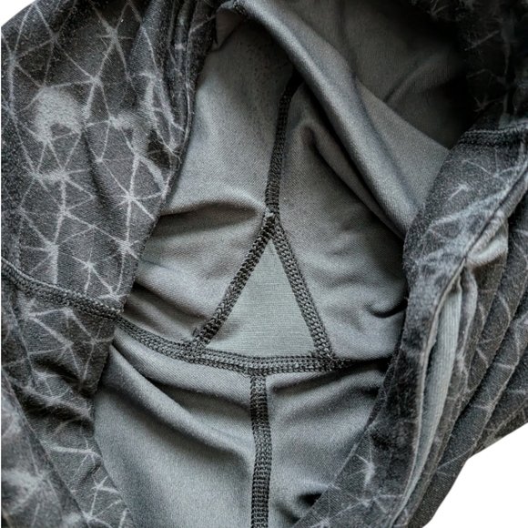 Lululemon Wunder Under Crop II *Full-On Luon Star Crushed Coal Black Women's 6 - Picture 9 of 13